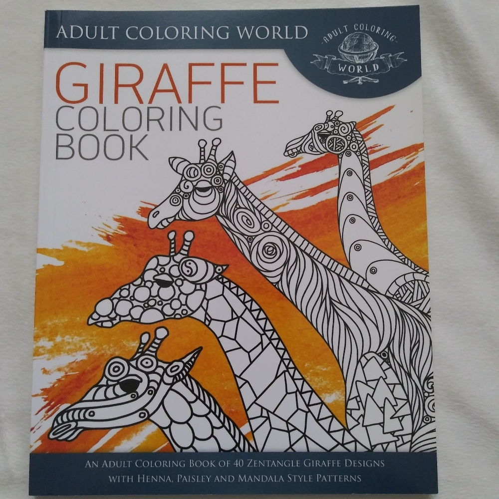 NWOT Giraffe Coloring Book